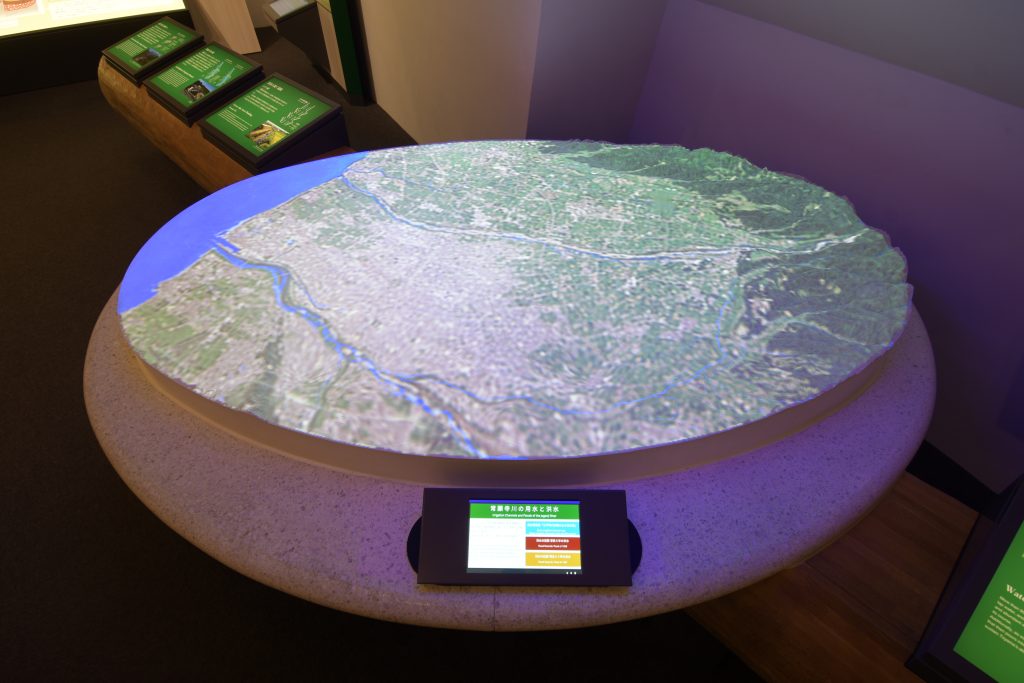 「豊かな水―恵みと脅威―」洪水模型